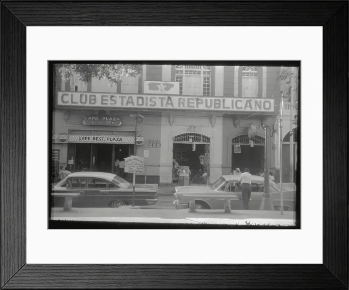 Framed Print : Exterior View of Statehood Republican Party Club Framed Print : Exterior View of Statehood Republican Party Club