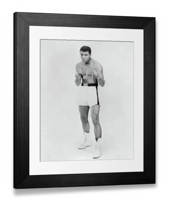 Framed Print : Heavyweight Boxer Muhammad Ali Framed Print : Heavyweight Boxer Muhammad Ali