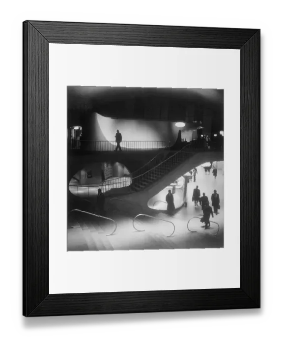 Framed Print : Lighting Design At Idlewild Airport Framed Print : Lighting Design At Idlewild Airport
