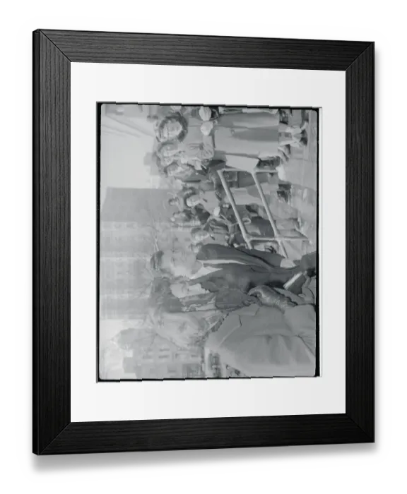 Framed Print : Edward Kennedy and Wife Arriving at Church Framed Print : Edward Kennedy and Wife Arriving at Church