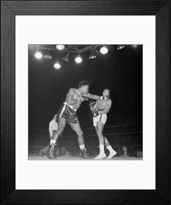 Framed Print : Portrait of Cassius Clay Boxing Charlie Powell Framed Print : Portrait of Cassius Clay Boxing Charlie Powell