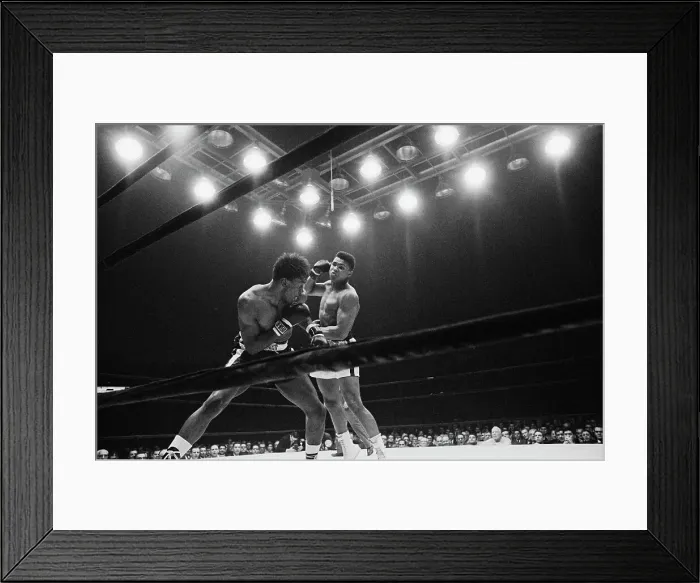 Framed Print : Portrait of Cassius Clay Boxing Charlie Powell