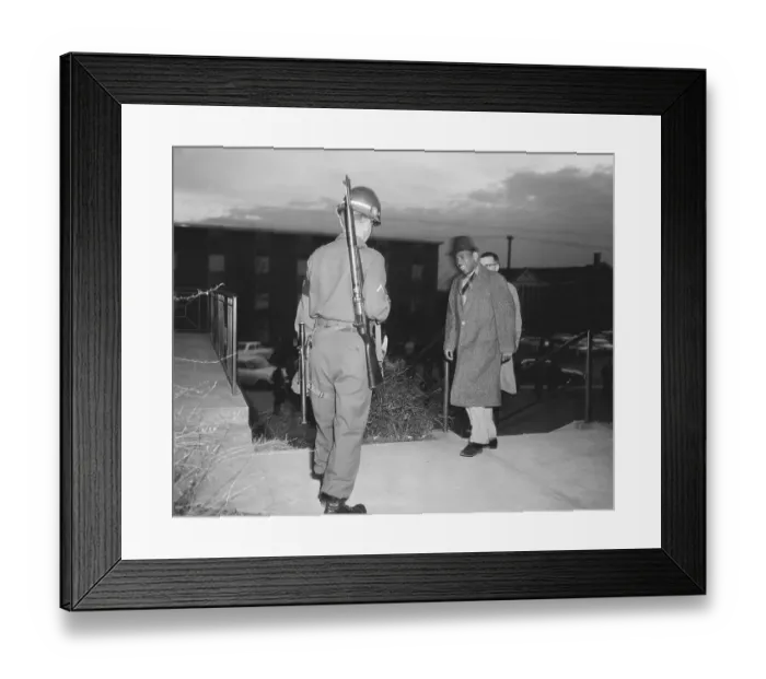 Framed Print : James Meredith at University of Mississippi Framed Print : James Meredith at University of Mississippi