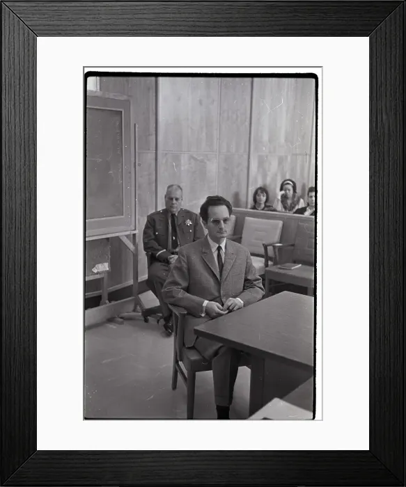 Framed Print : Geza De Kaplany Murder Trial n Superior Court Framed Print : Geza De Kaplany Murder Trial n Superior Court