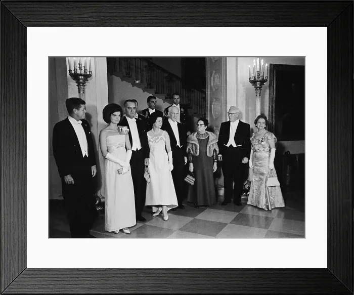 Framed Print : Kennedy's Hosting a Dinner Party Framed Print : Kennedy's Hosting a Dinner Party