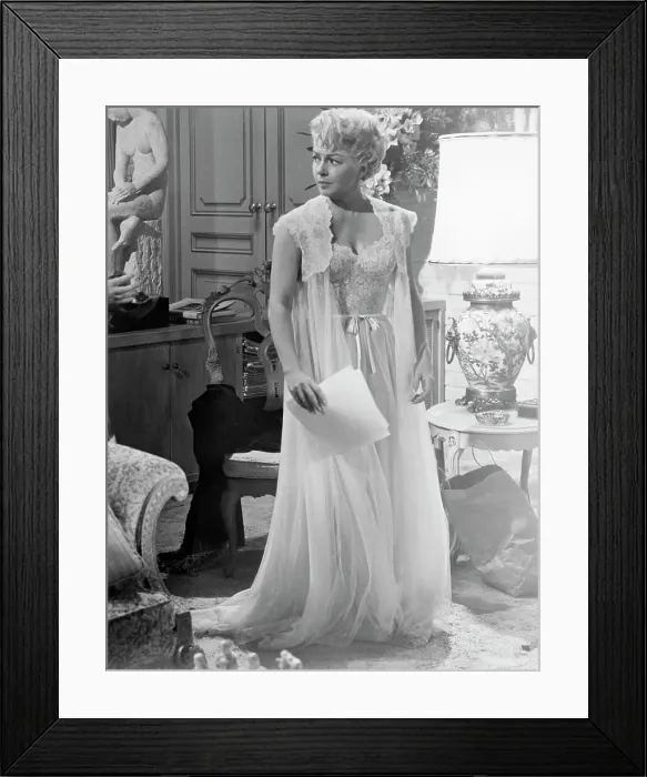 Framed Print : Lana Turner in Negligee Framed Print : Lana Turner in Negligee
