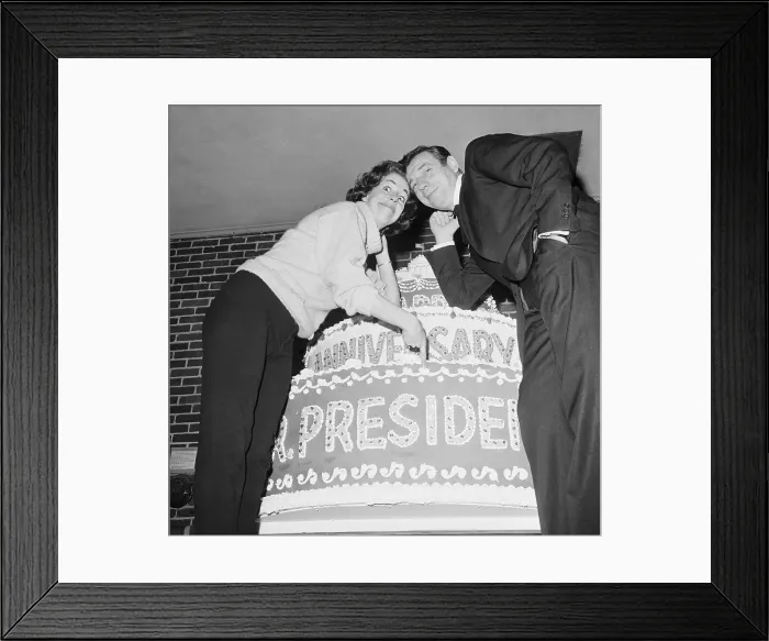 Framed Print : Carol Burnett and Yves Montand Framed Print : Carol Burnett and Yves Montand