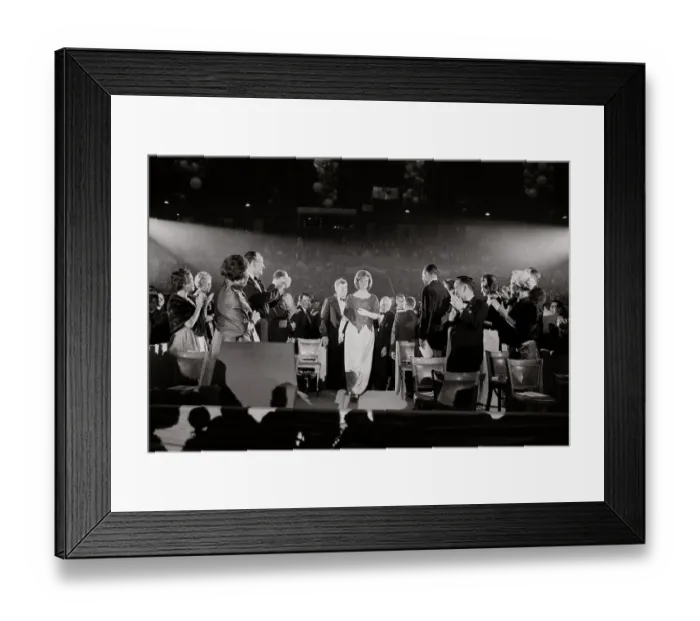 Framed Print : President and Mrs. Kennedy Framed Print : President and Mrs. Kennedy