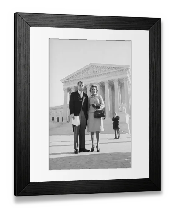 Framed Print : Robert Francis Kennedy and Ethel