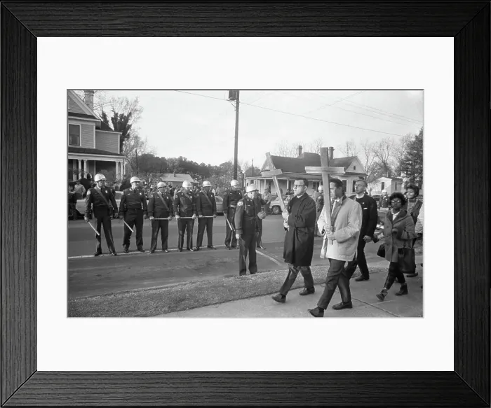 Framed Print : Civil Rights Protestors Arrested Framed Print : Civil Rights Protestors Arrested