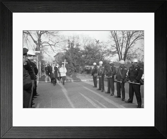 Framed Print : Civil Rights Protestors Arrested Framed Print : Civil Rights Protestors Arrested