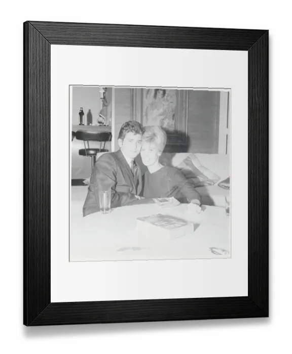Framed Print : Michael Landon with Wife Lynn Noe