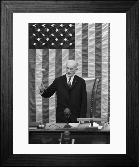 Framed Print : House Speaker McCormack Opening the 88th Congressional Session Framed Print : House Speaker McCormack Opening the 88th Congressional Session