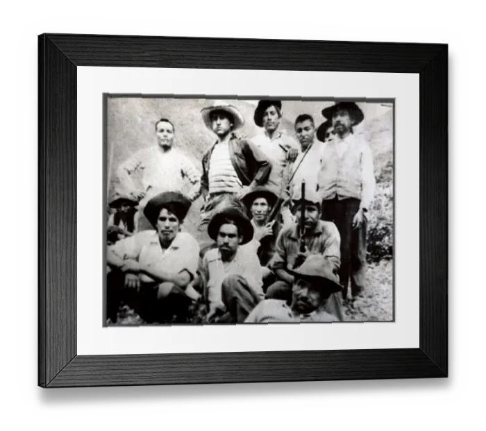 Framed Print : Peruvian Peasant Revolutionary Leaders Framed Print : Peruvian Peasant Revolutionary Leaders