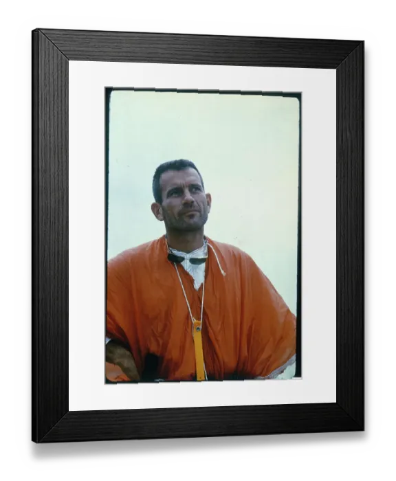 Framed Print : Portrait of Donald K. Slayton Framed Print : Portrait of Donald K. Slayton