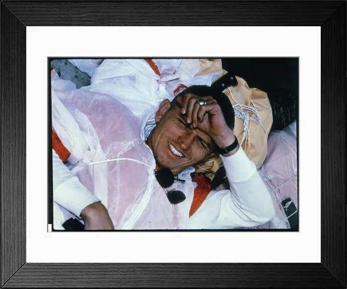 Framed Print : Frank Borman Resting