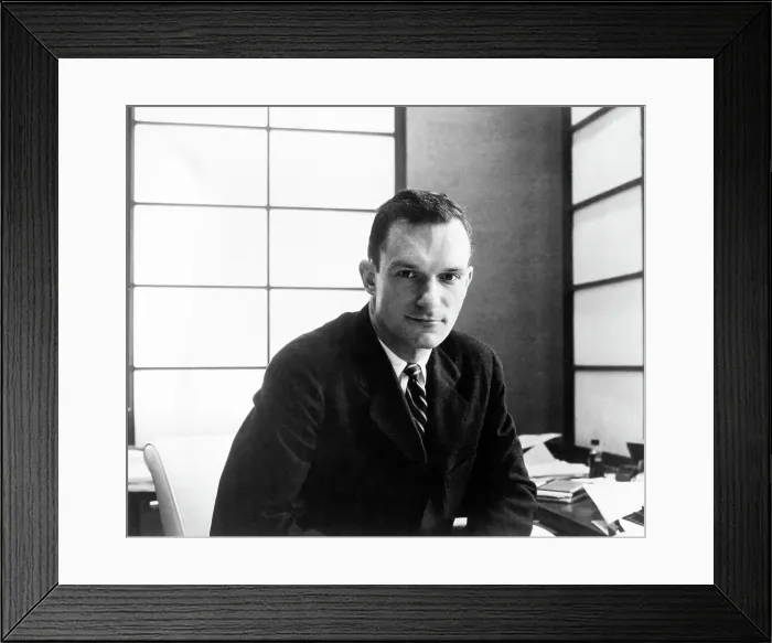 Framed Print : Playboy Publisher Hugh Hefner Framed Print : Playboy Publisher Hugh Hefner