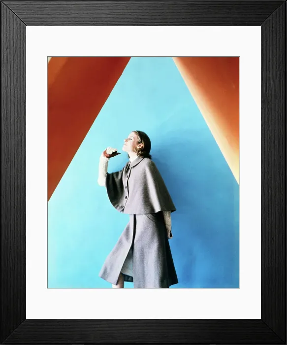 Framed Print : Model Wearing Vera Maxwell Fashion Framed Print : Model Wearing Vera Maxwell Fashion