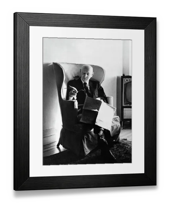 Framed Print : Isaac Bashevis Singer Framed Print : Isaac Bashevis Singer