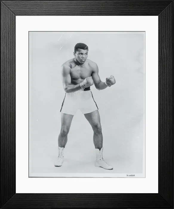 Framed Print : Heavyweight Boxer Muhammad Ali Framed Print : Heavyweight Boxer Muhammad Ali