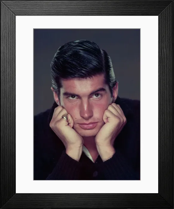 Framed Print : Young George Hamilton in Sullen Pose Framed Print : Young George Hamilton in Sullen Pose