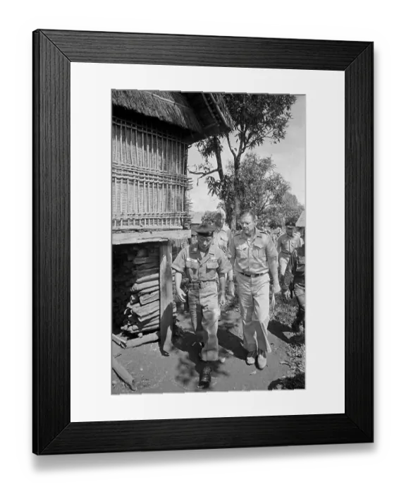 Framed Print : Robert Mcnamara Touring Vietnam Hamlet Framed Print : Robert Mcnamara Touring Vietnam Hamlet