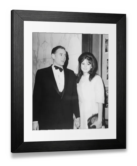 Framed Print : Clay Felker and Pamela Tiffin Framed Print : Clay Felker and Pamela Tiffin
