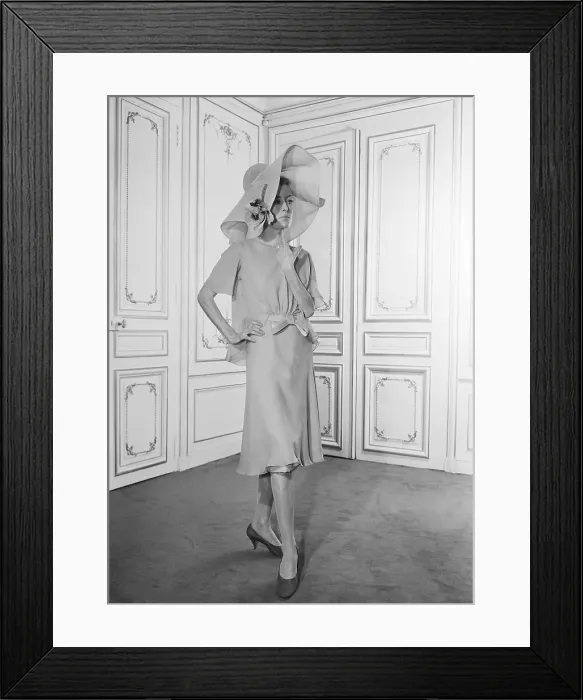 Framed Print : Pierre Cardin's 1963 Spring Creation Framed Print : Pierre Cardin's 1963 Spring Creation