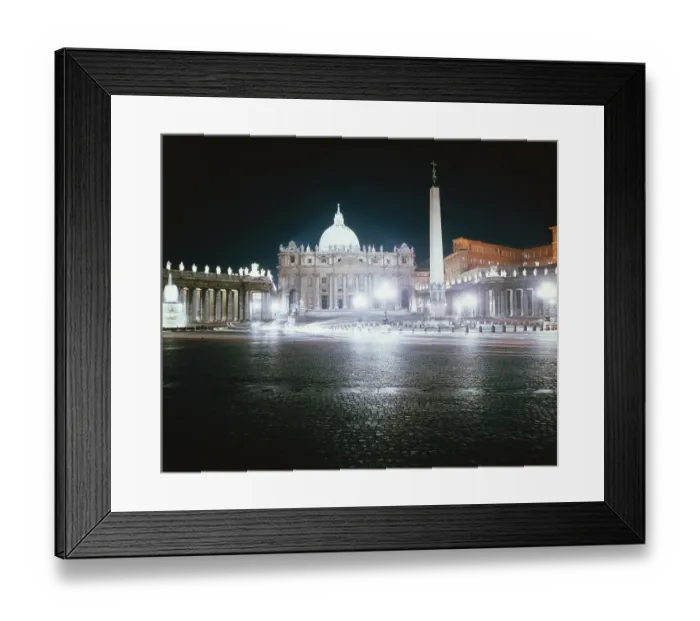 Framed Print : Saint Peter's Square and Basilica Framed Print : Saint Peter's Square and Basilica