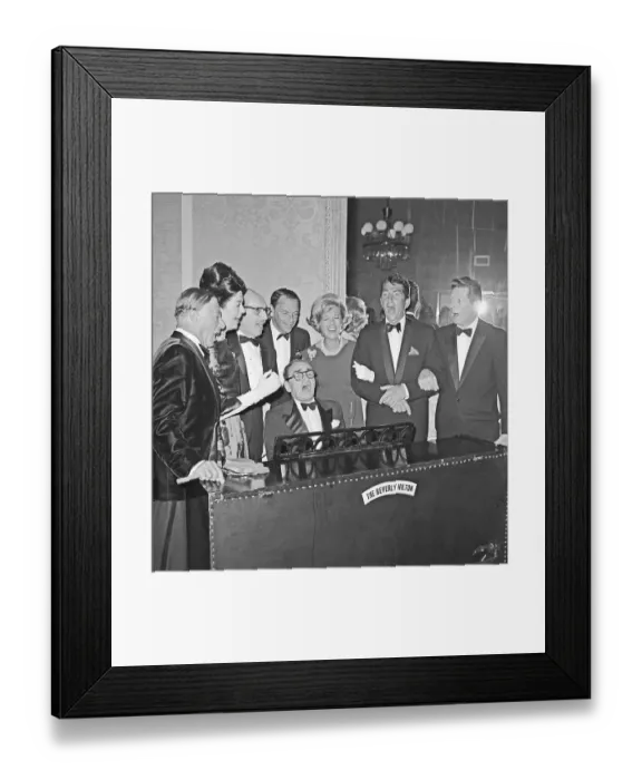 Framed Print : Irving Berlin with Friends at the Piano Framed Print : Irving Berlin with Friends at the Piano