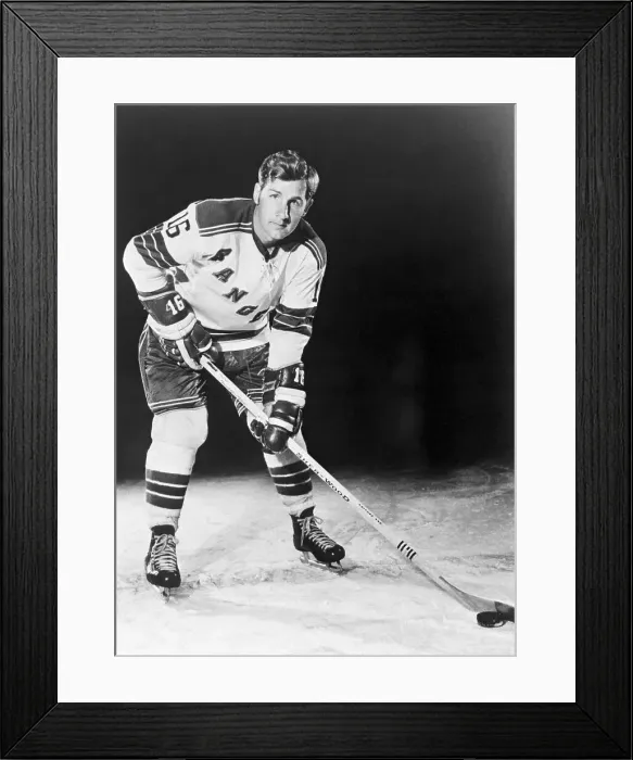 Framed Print : Ice Hockey Player Rod Seiling