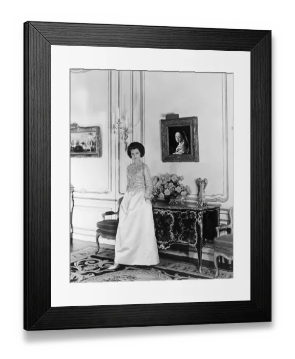 Framed Print : Society Woman Jayne Larkin Wrightsman