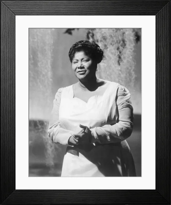 Framed Print : Gospel Singer Mahalia Jackson