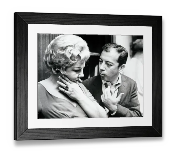 Framed Print : Composer Coaching Actress Framed Print : Composer Coaching Actress