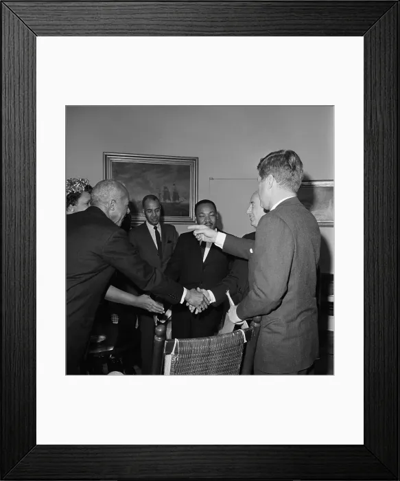 Framed Print : Martin L. King, Adlai Stevenson, Kennedy Framed Print : Martin L. King, Adlai Stevenson, Kennedy