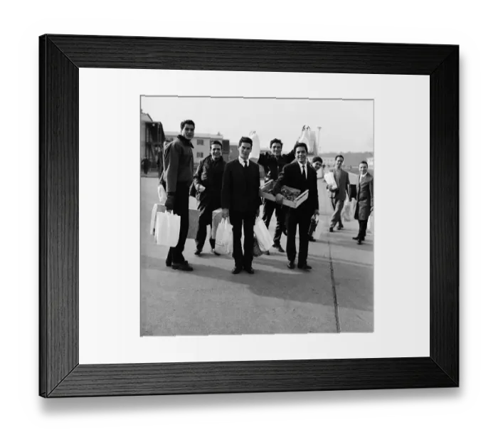 Framed Print : Guest Workers Having Shopping Spree Framed Print : Guest Workers Having Shopping Spree