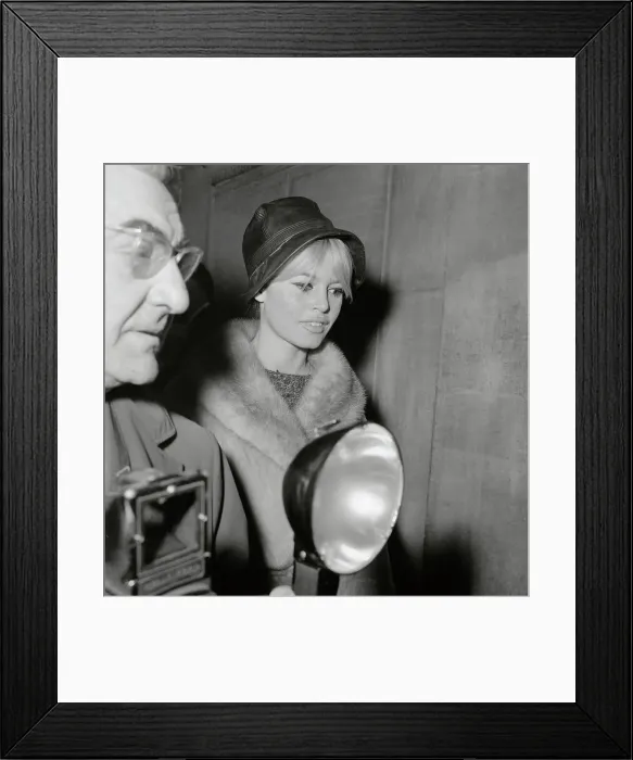 Framed Print : Portrait of French Actress Brigitte Bardot Framed Print : Portrait of French Actress Brigitte Bardot