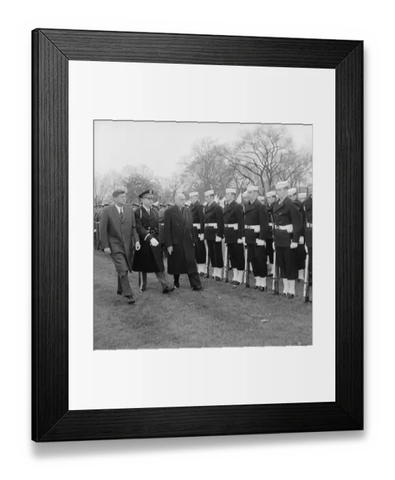Framed Print : Walking Past the Honor Guard Framed Print : Walking Past the Honor Guard