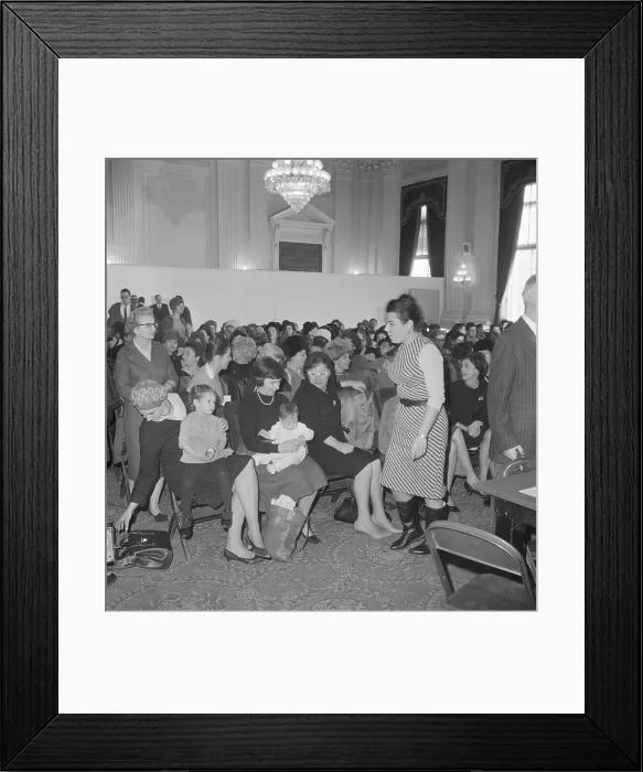 Framed Print : Audience at a House Un-American Activities Committee Meeting