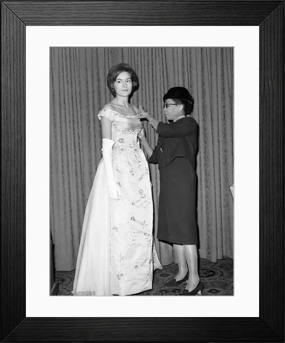 Framed Print : Ann Lowe. Remaining in the background of the fashion world for 35 years in New York Framed Print : Ann Lowe. Remaining in the background of the fashion world for 35 years in New York
