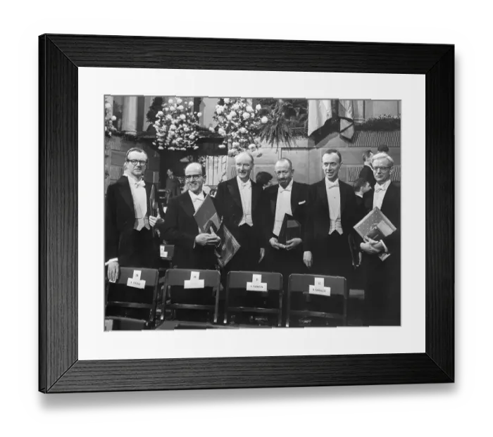 Framed Print : Nobel Prize Winners of 1962 Framed Print : Nobel Prize Winners of 1962