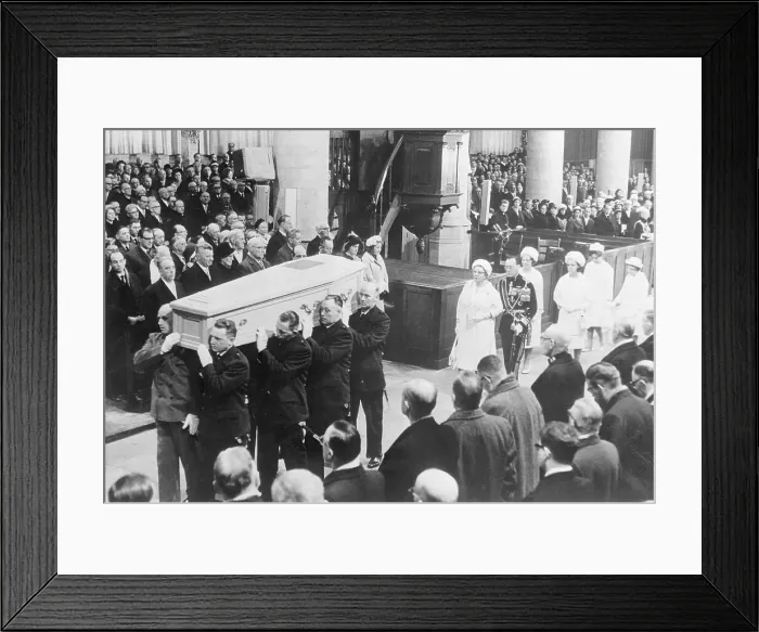 Framed Print : Netherlands Royalty at Family Funeral Framed Print : Netherlands Royalty at Family Funeral