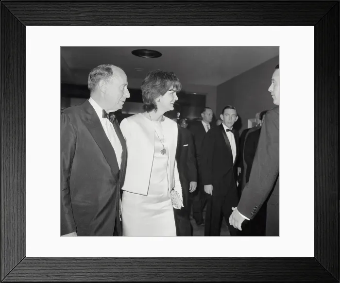 Framed Print : Jacqueline Kennedy and Adlai Stevenson
