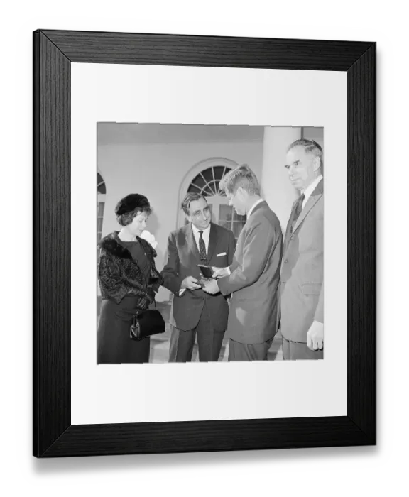 Framed Print : Kennedy Giving Ed Teller Award Framed Print : Kennedy Giving Ed Teller Award