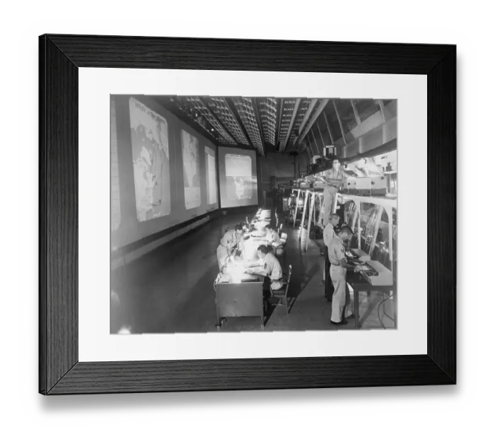 Framed Print : Air Force Control Center Framed Print : Air Force Control Center