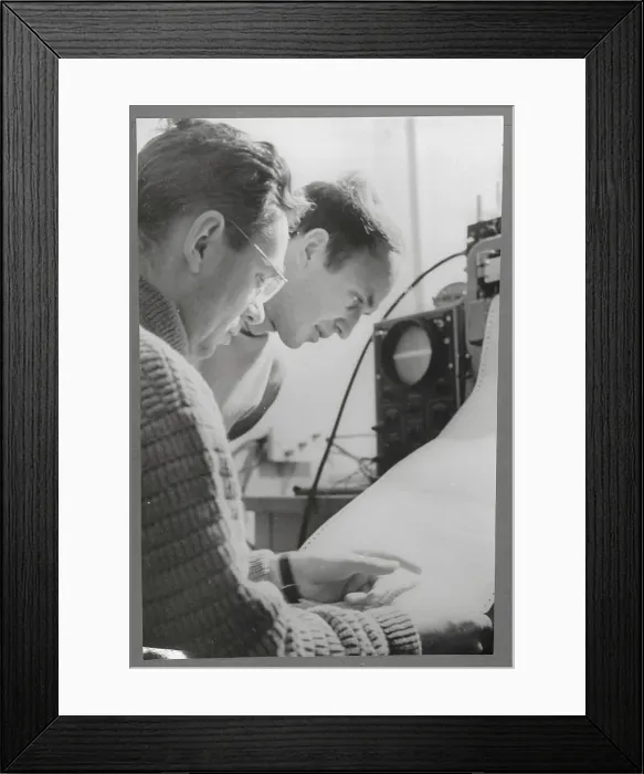 Framed Print : D. Korolkov (left) and Yu Pariisky