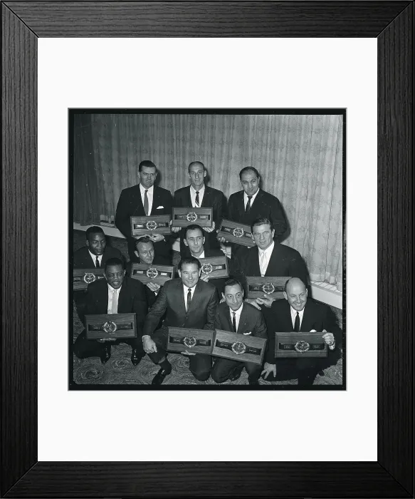 Framed Print : Athletes of the Decade Posing Together Framed Print : Athletes of the Decade Posing Together