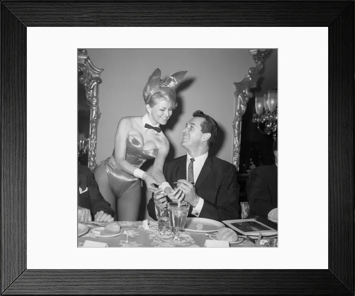 Framed Print : Martha Anderson Receiving Autograph from Rock Hudson Framed Print : Martha Anderson Receiving Autograph from Rock Hudson