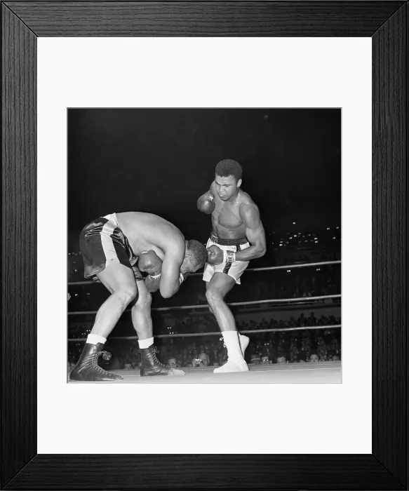 Framed Print : Portrait of Cassius Clay Boxing Archie Moore Framed Print : Portrait of Cassius Clay Boxing Archie Moore