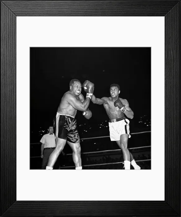Framed Print : Archie Moore and Muhammad Ali Boxing Framed Print : Archie Moore and Muhammad Ali Boxing